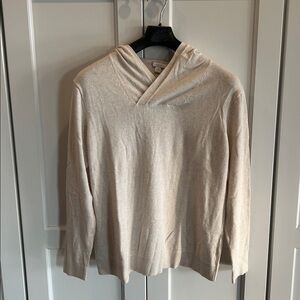 Women's Pure Jill  oatmeal colored  Hoodie Sweater